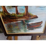 Висока картина масло на платно Испания - 3658